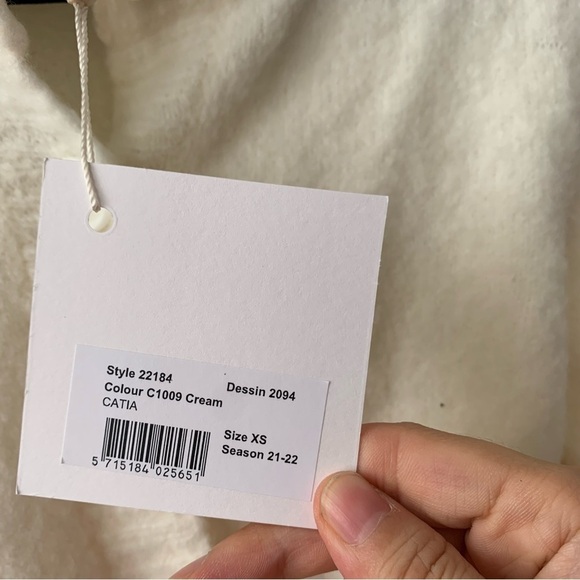 Baum Und Pferdgarten Sweater Cream Cardigan Catia Cropped Sz XS‎ - Picture 7 of 9